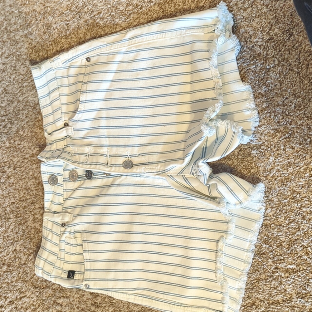 Kancan white denim shors